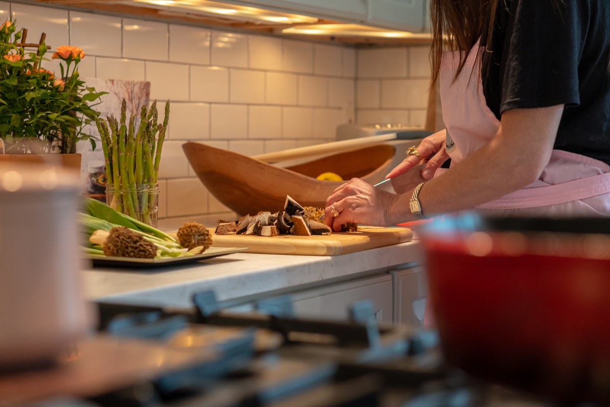 Roasting vegetables with caramelization
