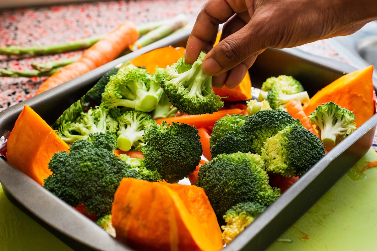 Sautéing vegetables with healthy fats